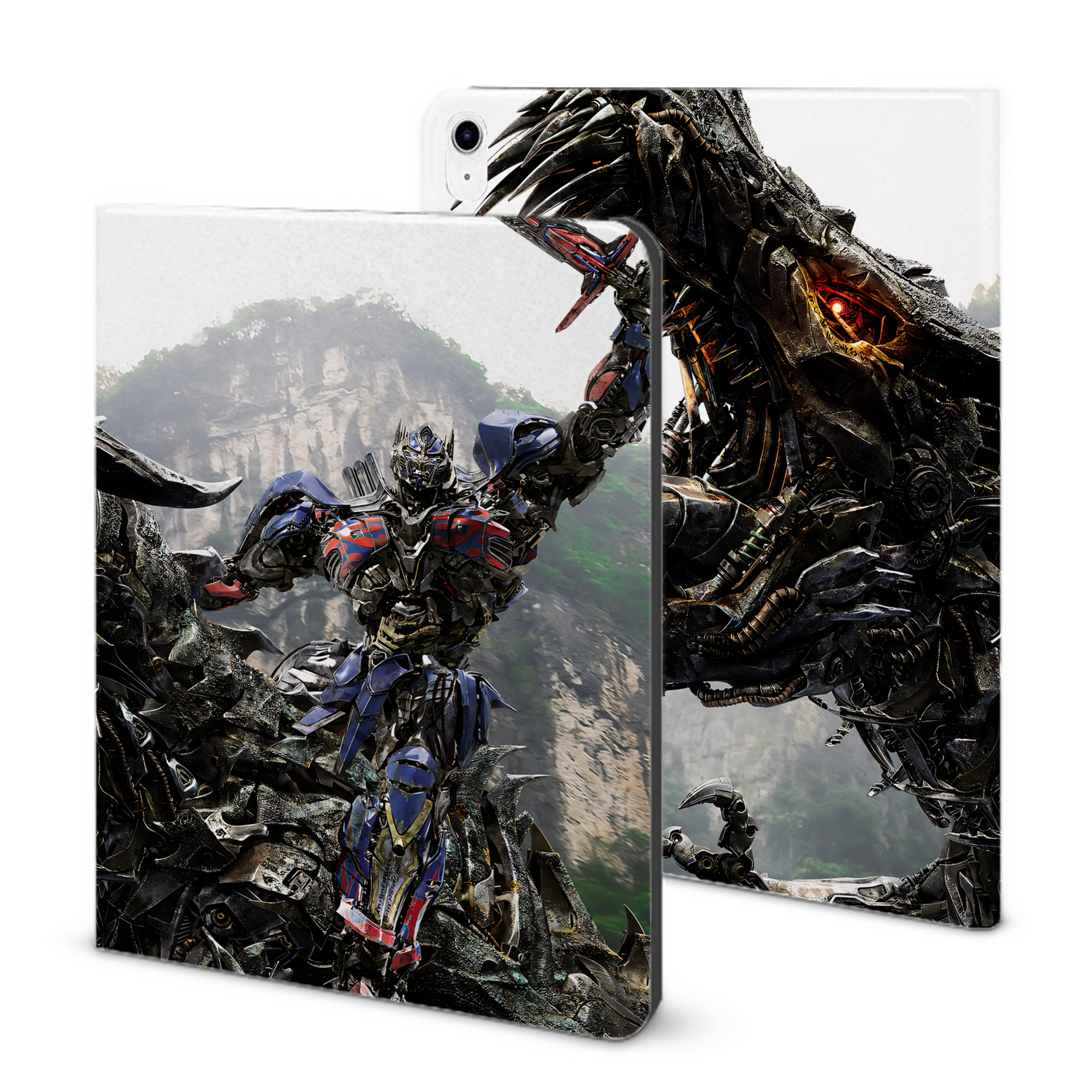 （画像用） Transformers トランスフォーマー IPad ケース ブック型 PUレザー TPU 耐衝撃 軽量 薄型 ペン収納なし 全面保護 IPad 各モデル対応